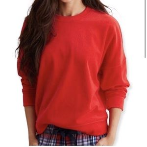 aerie Red Crewneck Sweater